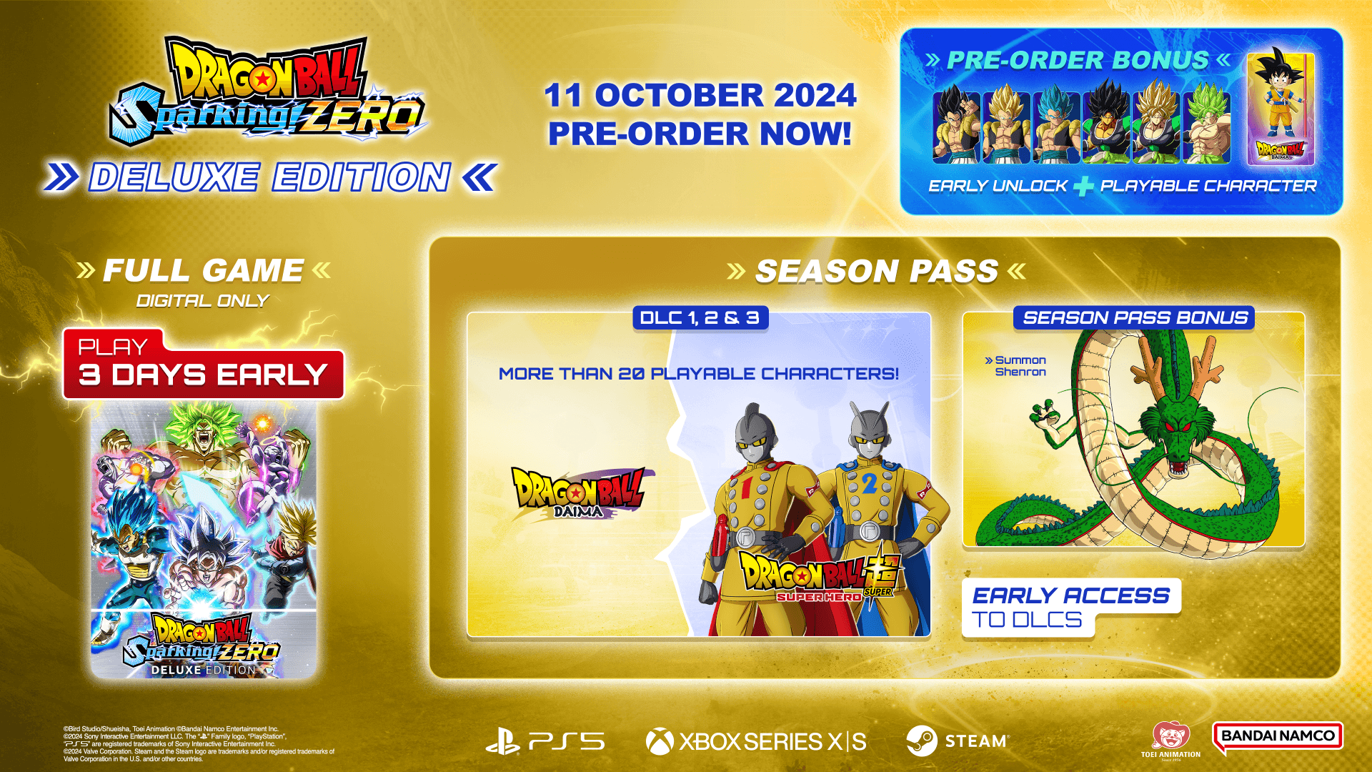 DRAGON BALL: Sparking! ZERO Confirmed for Release on Friday, 11 October 2024! DRAGON BALL: Sparking! ZERO Confirmed for Release on Friday, 11 October 2024!