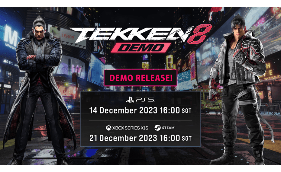 TEKKEN 8 demo available now on PlayStation®5, 21 December on Xbox